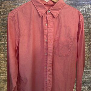 Gap - Pink Fuchsia Tone - Vintage Large Men's Longe Sleeve